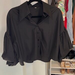 Elegant Black Women's Top